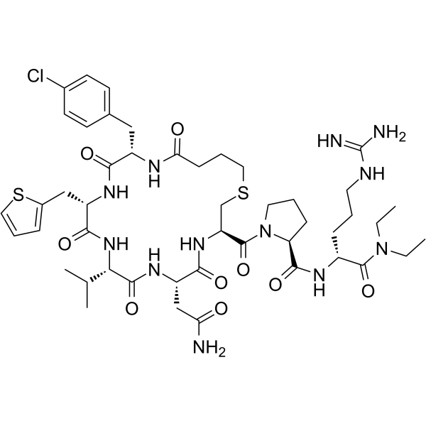c(Bua-Cpa-Thi-Val-Asn-Cys)-Pro-Agm 1647119-71-8